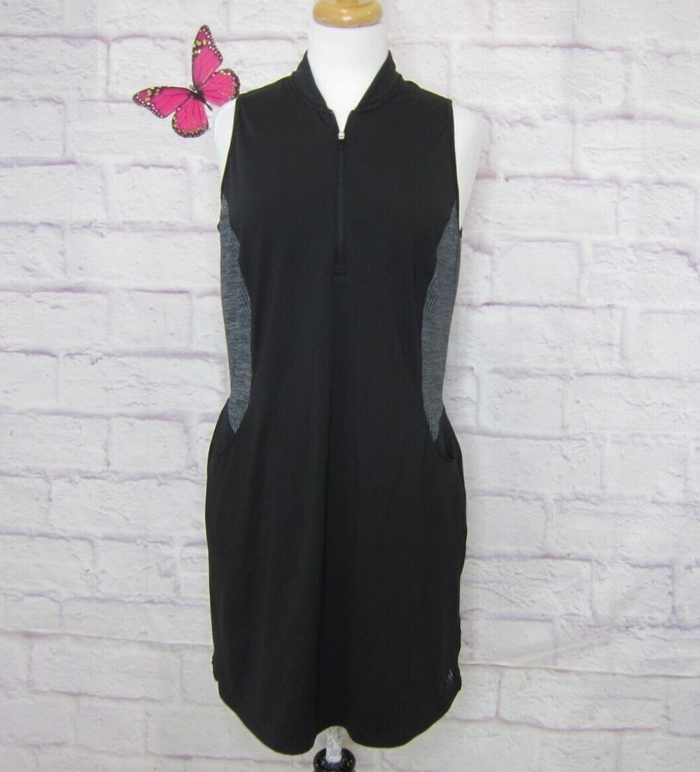 Adidas Women's GOLF Knit Black & Gray Dress size L DP5921